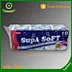 Virgin Wood Pulp Toilet Paper Rolls